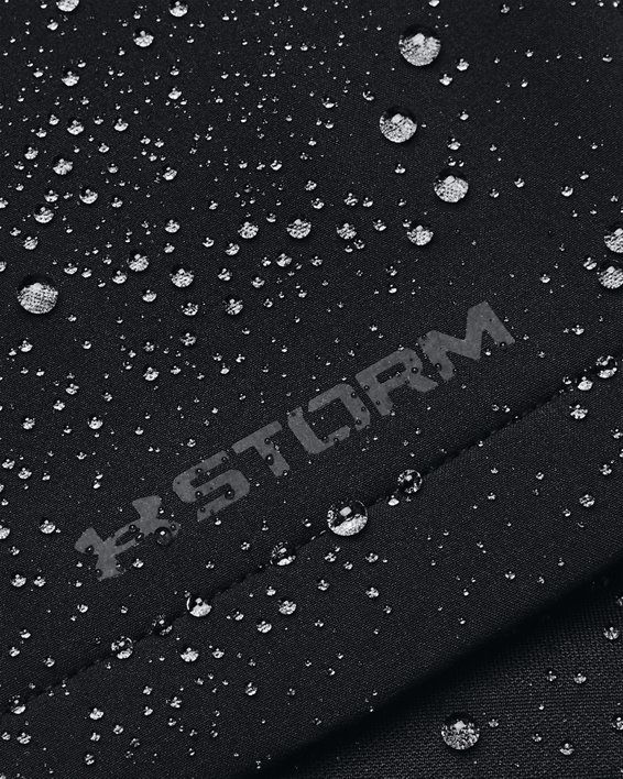 男士UA Storm Daytona全拉鍊外套 in Black image number 4